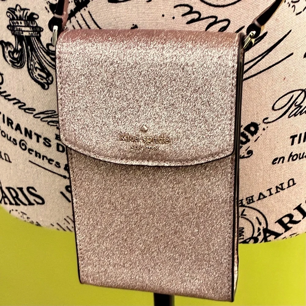 Kate Spade Tinsel North South Flap Phone Crossbody